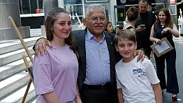 Başkan Büyükkılıç, minik sanatçılarla buluştu