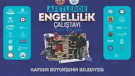Afetlerde engelliler için program düzenlendi