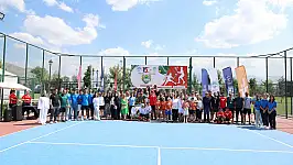 Kayseri'de 15 Temmuz anısına kortlarda mücadele