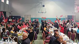 Kayseri'de Cumhuriyet sofrası: Öğrenciler ve protokol buluştu