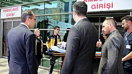 Kayseri Devlet Hastanesi'nde dikkat çeken ziyaret!