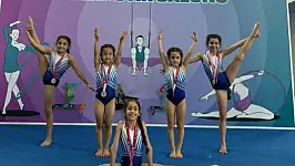 Kayseri'nin minik devleri şampiyon oldu