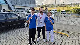 Kayserili sporcular Sinop'tan çift madalya ile döndü!