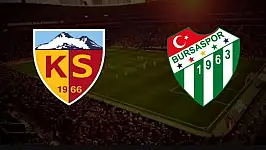 Kayserispor, Bursaspor karşısına bu kadroyla çıkacak