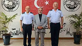 Kayseri'de iki komutandan veda ziyareti!