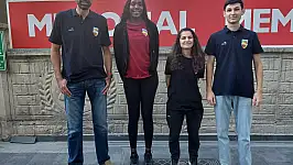 Melikgazi Kayseri Basketbol'un yıldızı sağlık kontrolünden geçti!