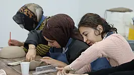 Sivas'ta çini, seramik ve takı tasarım atölyeleri kuruldu