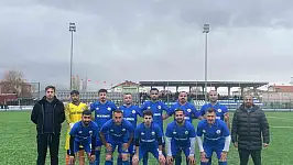 Kayseri'de yağmur altında gol şovu