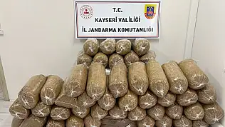 Yahyalı'da durdurulan araçta 285 kilo ele geçirildi