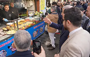 AK Parti'nin önde gelen isimleri Kayseri'de çarşıya çıktı!