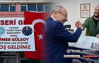 Başkan Gülsoy'u böyle karşıladılar
