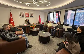 CHP İl Başkanı Özer'in dikkat çeken misafiri