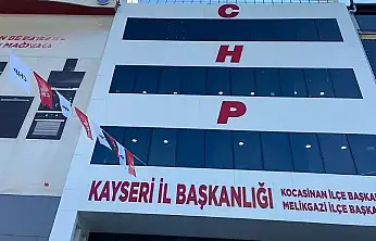 CHP Kayseri'de bir Başkan daha istifa etti!