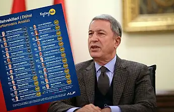 Dijital listede bir tek Hulusi Akar var ama…