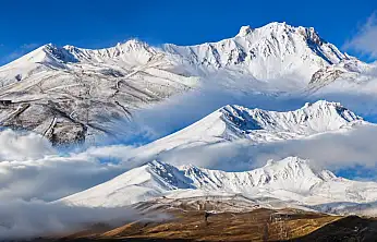 Erciyes'te muhteşem görüntüler