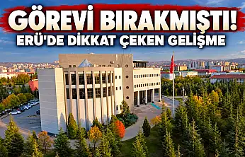 Erciyes Üniversitesi'nde Cumhurbaşkanı Erdoğan'ın ödül verdiği isme yeni görev!