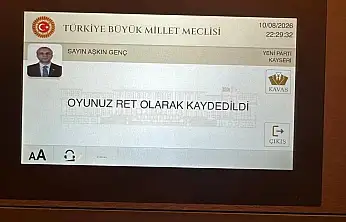 Genç Çerçeve Yasa'ya ret oyu verdi!
