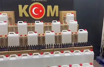 Halk sağlığını tehdit eden 91 bin litre sahte ürün ele geçirildi