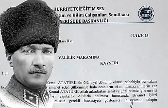 Hürriyetçi Eğitim Sen'den dikkat çeken 10 Kasım talebi