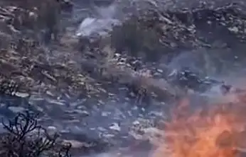 İlçede korku dolu anlar! Dumanlar gökyüzünü kapladı