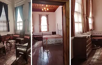 İşte Atatürk'ün Kayseri'deki yatağı ve çalışma masası!