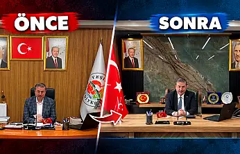 İşte Kayserili Başkanın yeni makam odası!