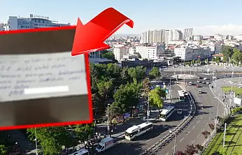 Kayseri'de eski Müdürün aracına çarpıp, gidenlerin bıraktığı not dikkat çekti!