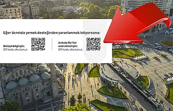 Kayseri'de 'Askıda yemek' uygulaması başladı! Bu kodu okutan ücretsiz yemekten yararlanacak