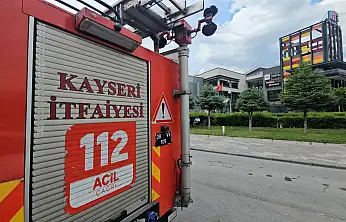 Kayseri'de AVM'de 'bomba' ihbarı