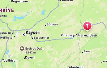 Kayseri'de deprem
