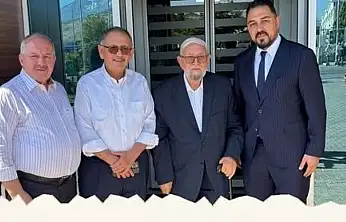Kayseri'de dikkat çeken buluşma! Nursaçan ile Özhaseki bir araya geldi