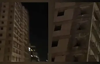 Kayseri'de gece yarısı inşaat halindeki binada görülen kadın polisi alarma geçirdi