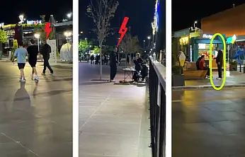 Kayseri'de kadınları rahatsız eden siyah kıyafetli şahıs tepki topladı!