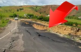 Kayseri'de çöken ve kapanan yolla ilgili Bakan'dan açıklama! Bakın neden oluyormuş?