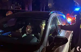 Kayseri'de kırmızı ışıkta uyuyakaldılar! Gerçek polis kontrolünde ortaya çıktı