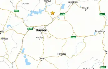 Kayseri'de korkutan sarsıntı