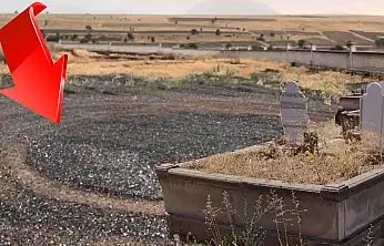 Kayseri'de mezarlık yakınında görülen izlerin gizemi ortaya çıktı