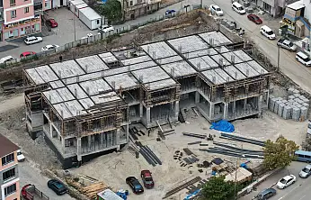 Kayseri'de milyonluk bina hızla yükseliyor!