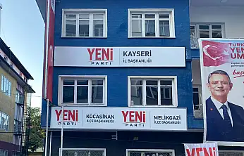 Kayseri'de partilerinden istifa eden eski il başkanları YENİ Parti yönetimine girdi