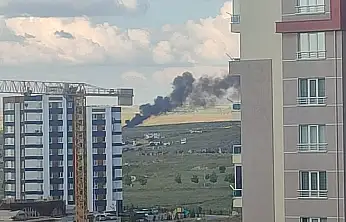 Kayseri'de siyah dumanlar yükseliyor