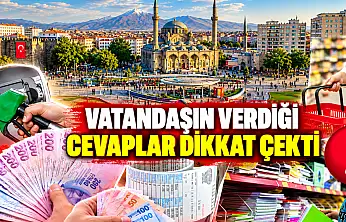 Kayseri'de tanınan iş adamı vatandaşa 'Bütçenizi en çok zorlayan ne?' diye sordu