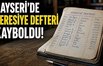 Kayseri'de veresiye defteri kayboldu! Defter kimin eline geçti?