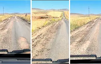 Kayseri'de yol isyanı: Köyümüze gelecekler çekiniyor!