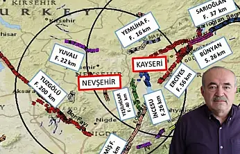 Kayseri'deki 6 fay komşuyu da tehdit ediyor! Evsen tek tek açıkladı