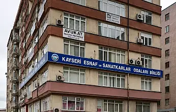 Kayseri merkezdeki Esnaf ve Sanatkarlar Odaları Birliği binası satılıyor! Tarih belli oldu