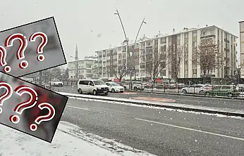 Kayseri'nin o bölgesinde kar yağışı başladı!