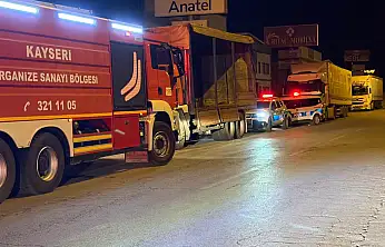 Kayseri OSB'de mobilya fabrikasında yangın