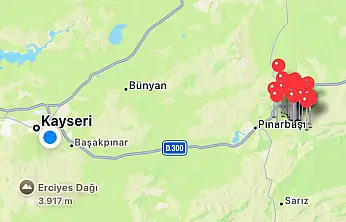 Kayseri sabaha kadar sallandı! 56 deprem oldu