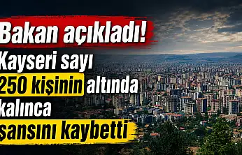 Kayseri'ye kötü haber!