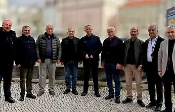 Kayserili Belediye Başkanları Lizbon'da Mansur Yavaş ile bir araya geldi!
